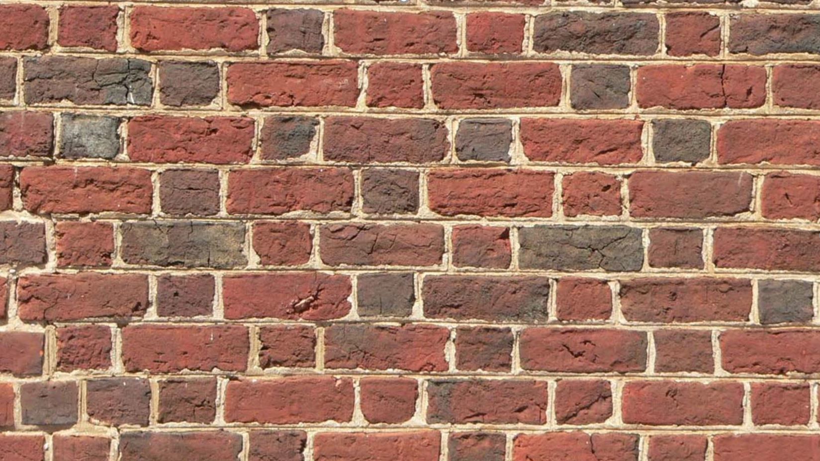 Flemish bond brick pattern